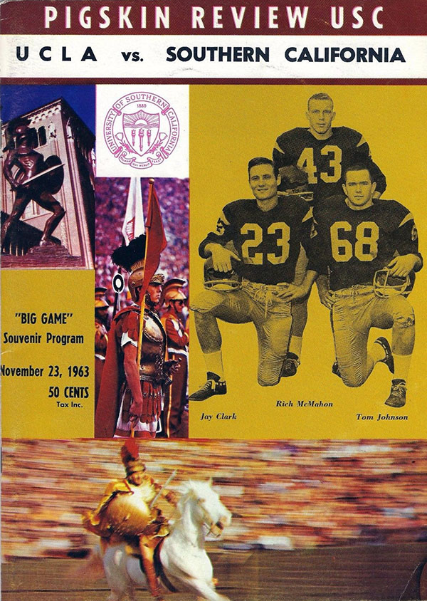 College Football Program: USC Trojans vs. UCLA Bruins (November 23, 1963)