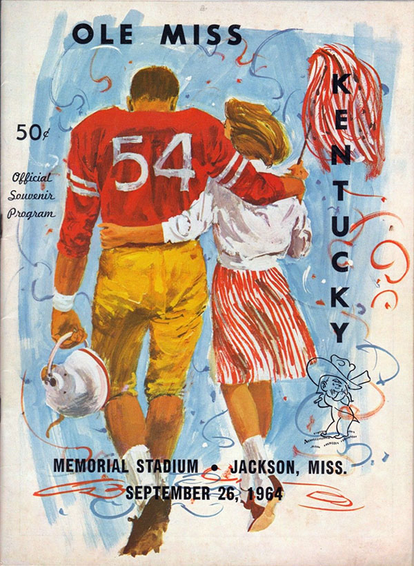College Football Program: Ole Miss Rebels vs. Kentucky Wildcats (September 26, 1964)