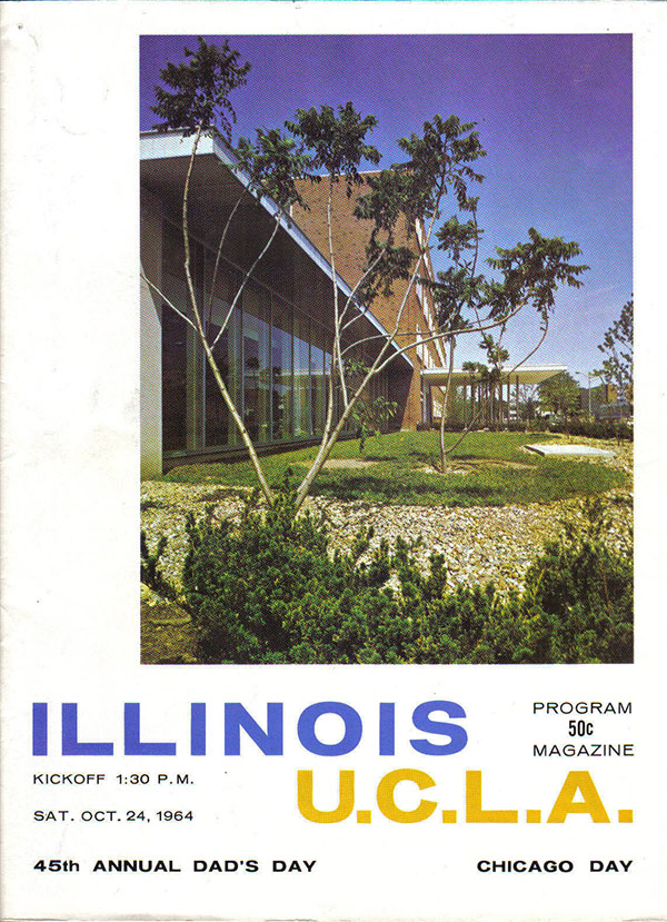 College Football Program: Illinois Fighting Illini vs. UCLA Bruins (October 24, 1964)