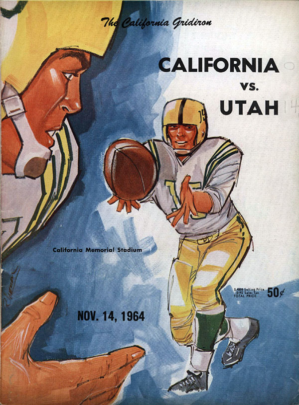 College Football Program: California Golden Bears vs. Utah Utes (November 14, 1964)