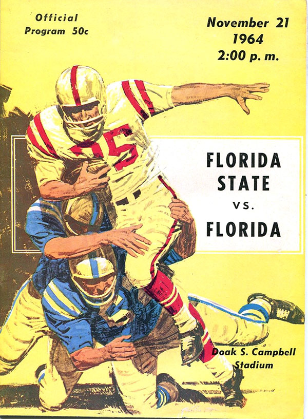 College Football Program: Florida State Seminoles vs. Florida Gators (November 21, 1964)
