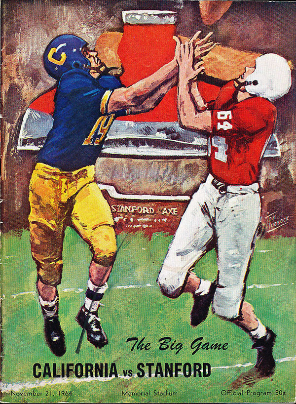 College Football Program: California Golden Bears vs. Stanford Indians (November 21, 1964)