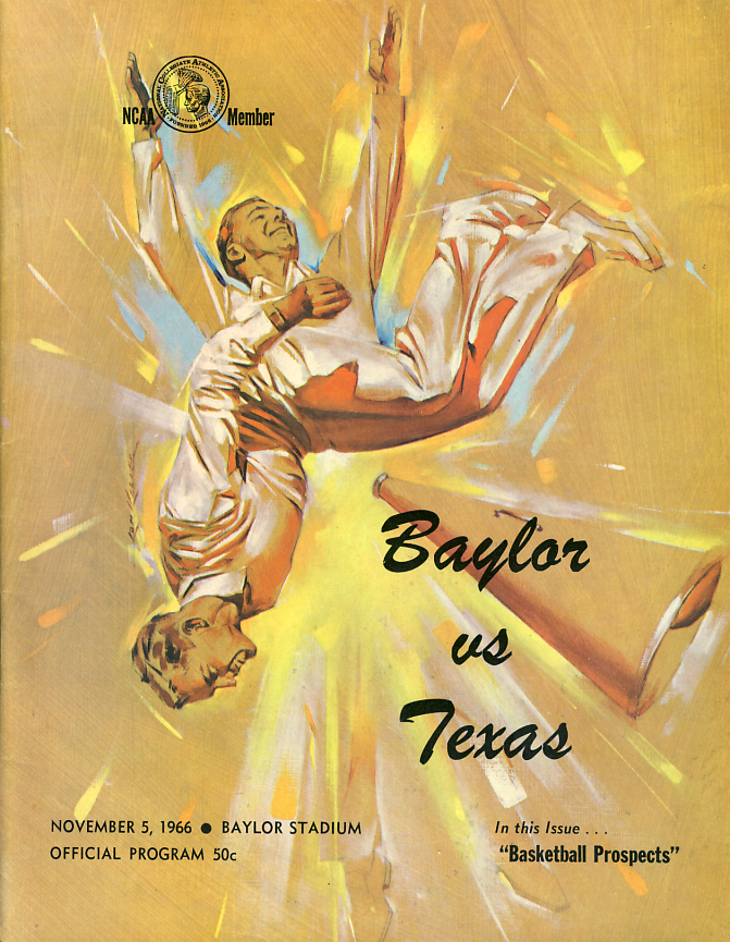 College Football Program: Baylor Bears vs. Texas Longhorns (November 5, 1966)