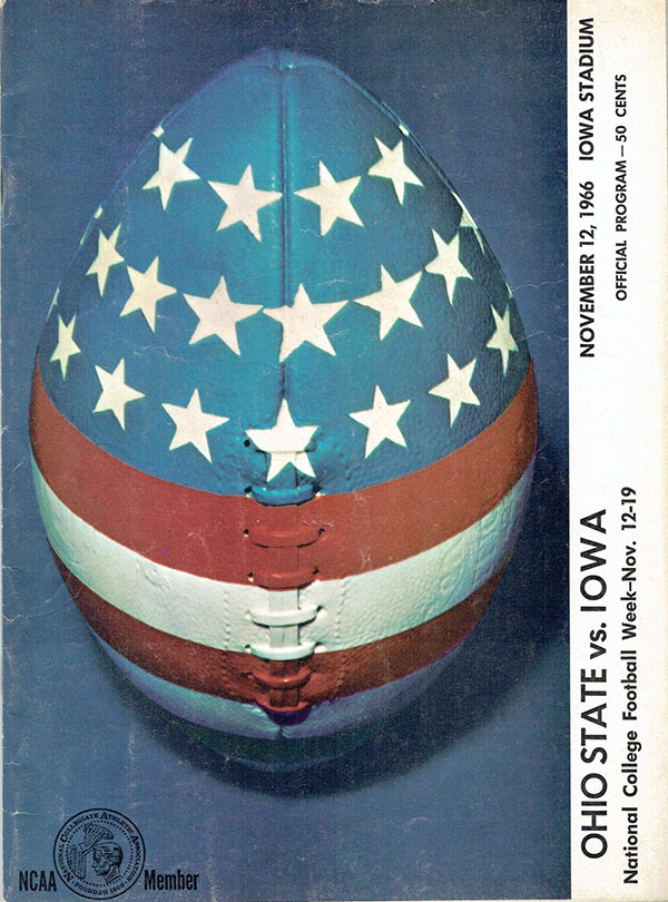 College Football Program: Iowa Hawkeyes vs. Ohio State Buckeyes (November 12, 1966)