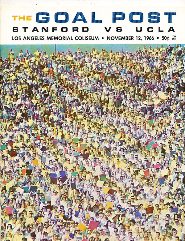 College Football Program: UCLA Bruins vs. Stanford Indians (November 12, 1966)