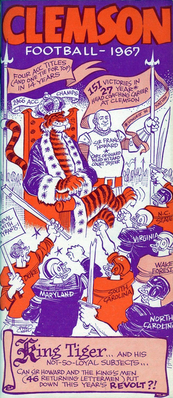 College Football Media Guide: Clemson Tigers (1967)