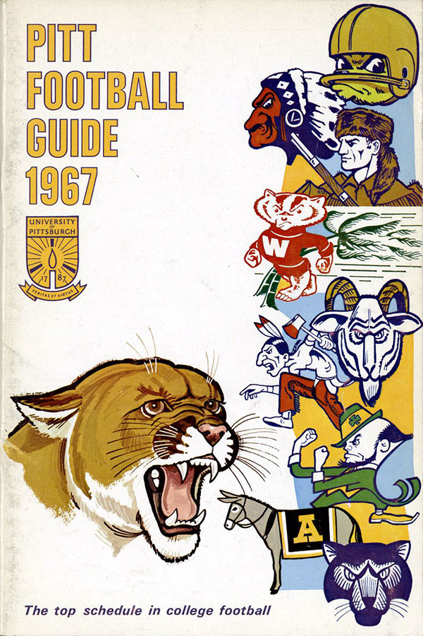 College Football Media Guide: Pittsburgh Panthers (1967)