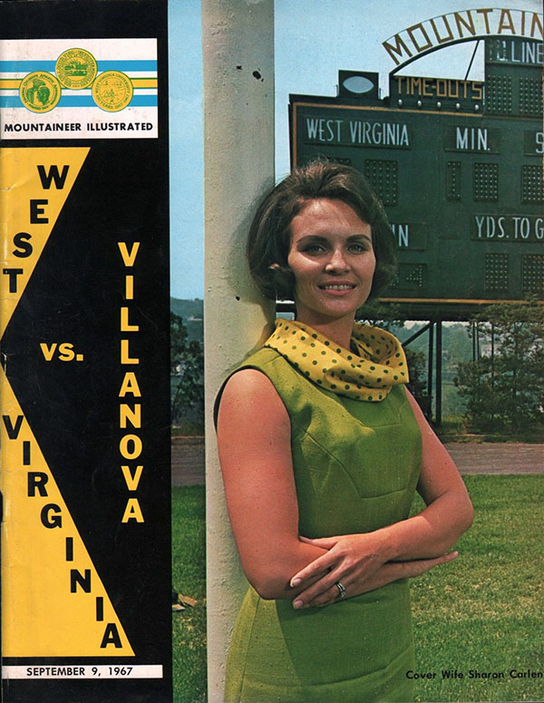 College Football Program: West Virginia Mountaineers vs. Villanova Wildcats (September 9, 1967)