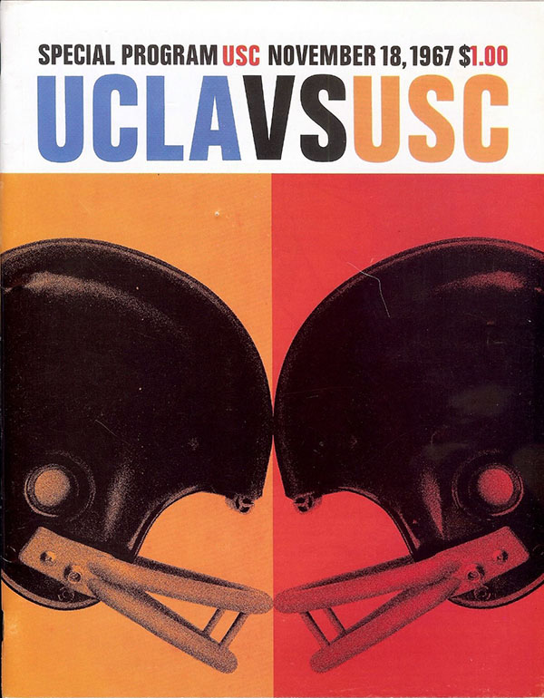 College Football Program: USC Trojans vs. UCLA Bruins (November 18, 1967)
