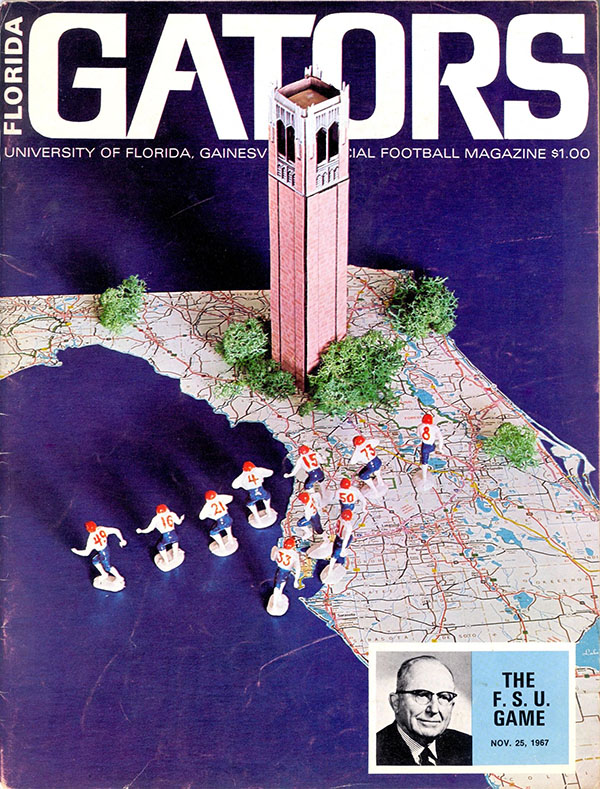 College Football Program: Florida Gators vs. Florida State Seminoles (November 25, 1967)