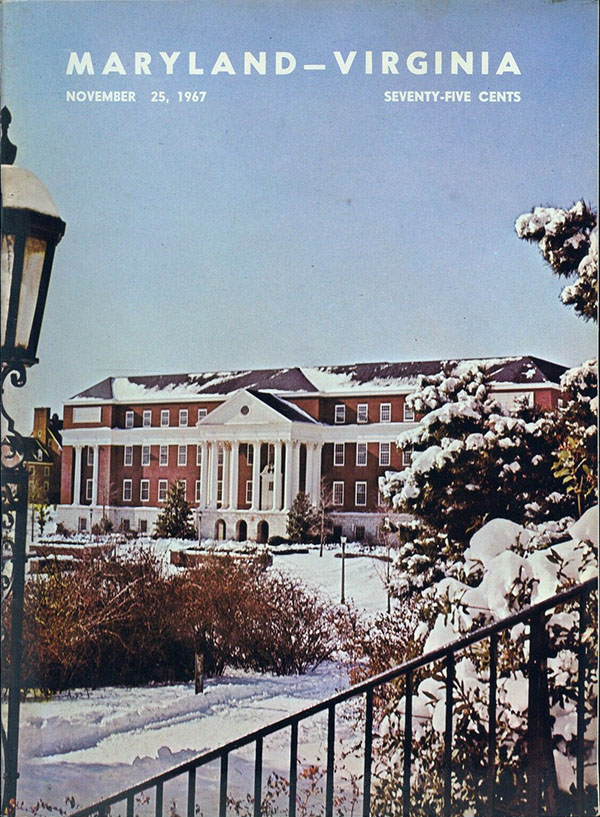 College Football Program: Maryland Terrapins vs. Virginia Cavaliers (November 25, 1967)