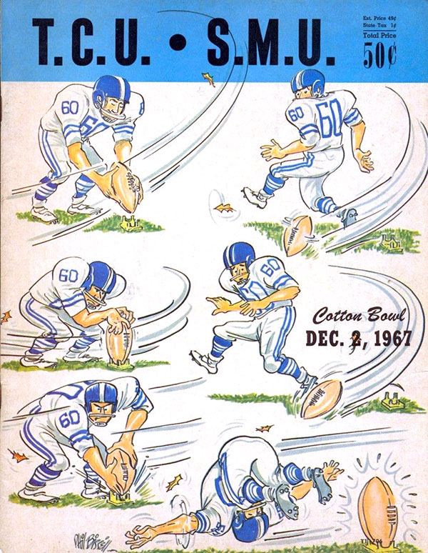 College Football Program: SMU Mustangs vs. TCU Horned Frogs (December 2, 1967)