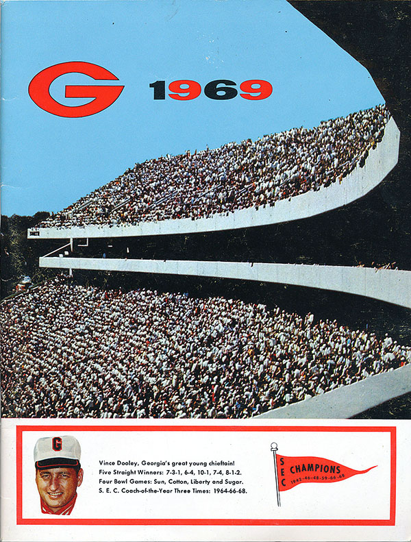 College Football Media Guide: Georgia Bulldogs (1969)