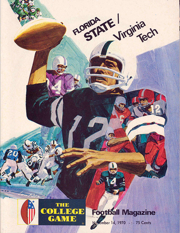 College Football Program: Florida State Seminoles vs. Virginia Tech Gobblers (November 14, 1970)