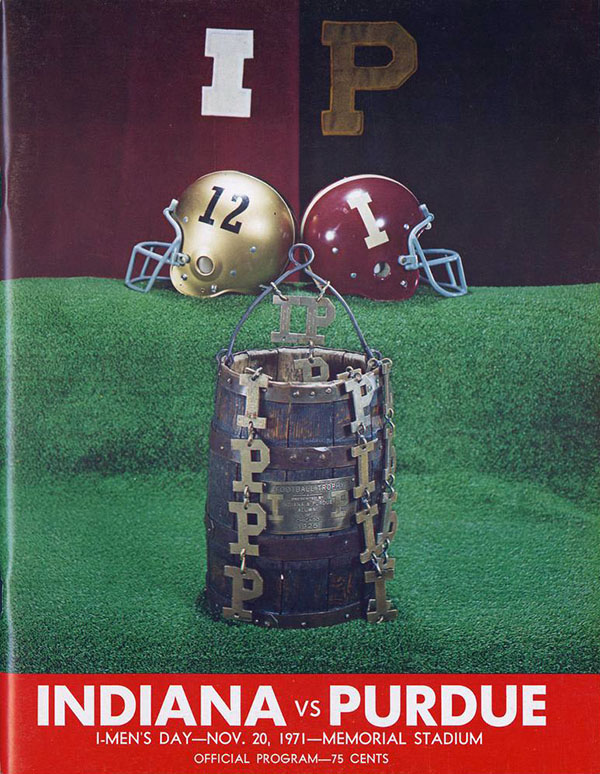 College Football Program Indiana Hoosiers vs. Purdue Boilermakers
