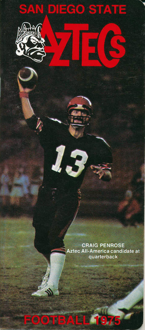 College Football Media Guide: San Diego State Aztecs (1975)