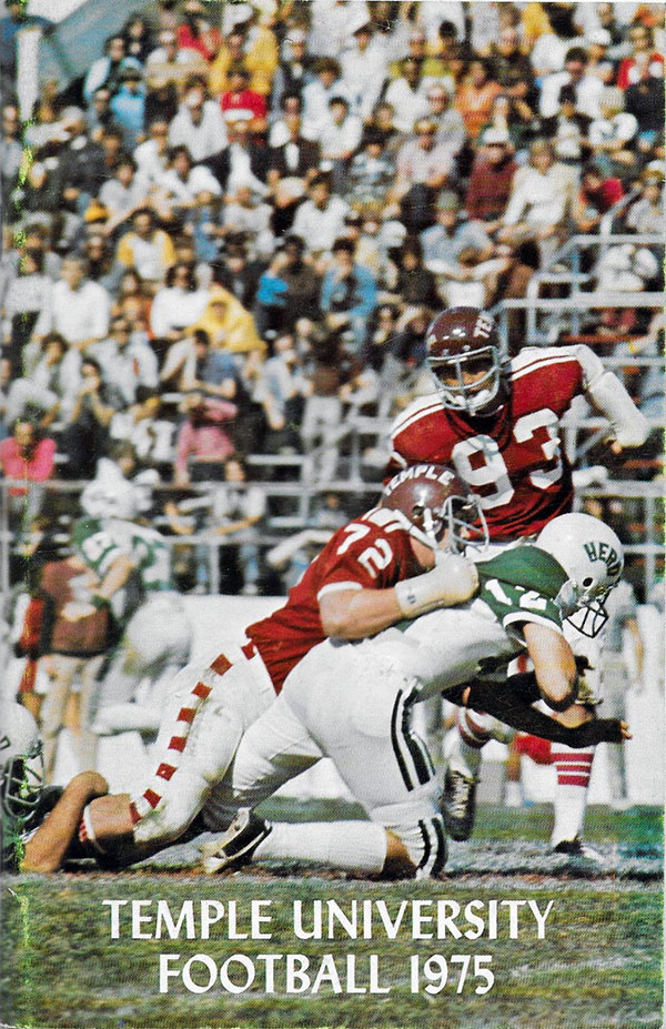 College Football Media Guide: Temple Owls (1975)