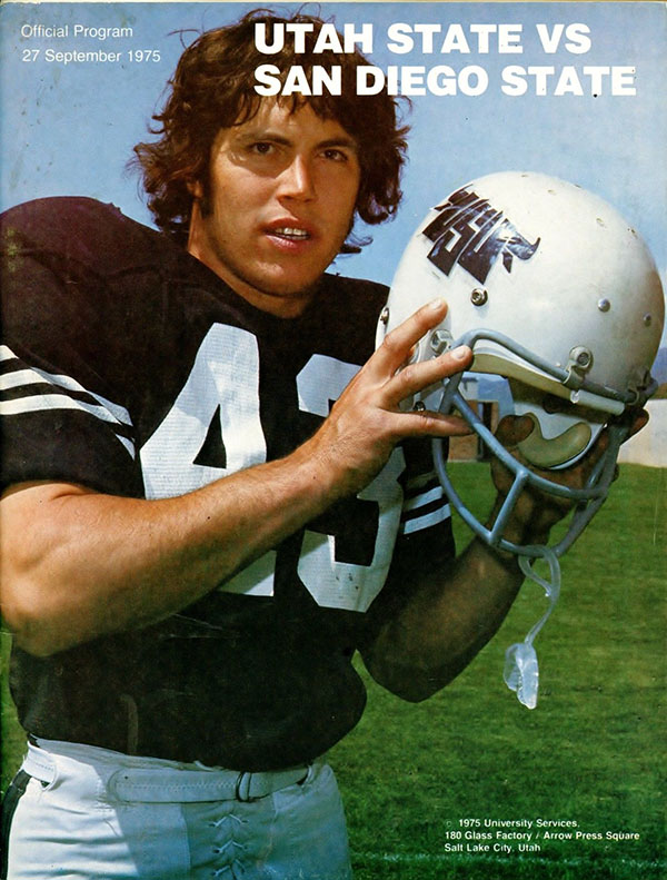 College Football Program: Utah State Aggies vs. San Diego State Aztecs (September 27, 1975)