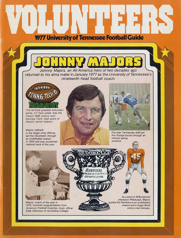 College Football Media Guide: Tennessee Volunteers (1977)