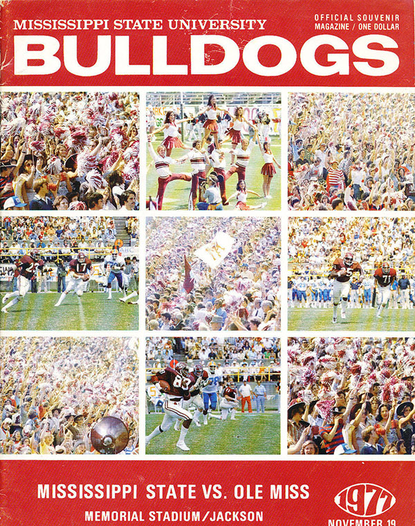 College Football Program: Ole Miss Rebels vs. Mississippi State Bulldogs (November 19, 1977)