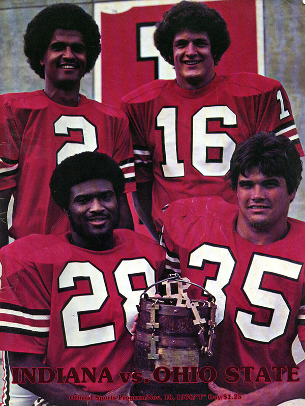 College Football Program: Indiana Hoosiers vs. Ohio State Buckeyes (November 18, 1978)