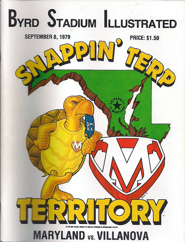 College Football Program: Maryland Terrapins vs. Villanova Wildcats (September 8, 1979)