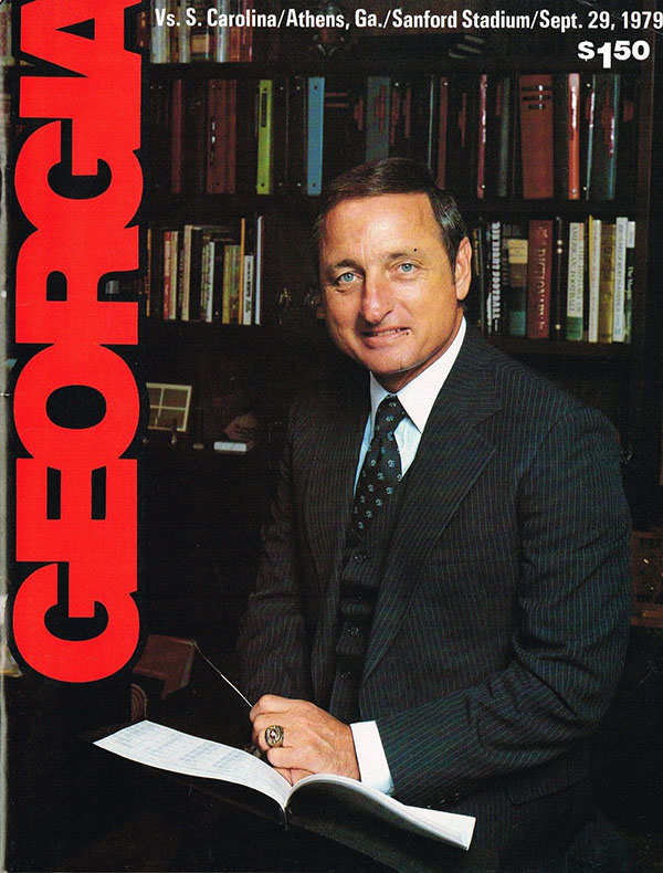College Football Program: Georgia Bulldogs vs. South Carolina Gamecocks (September 29, 1979)