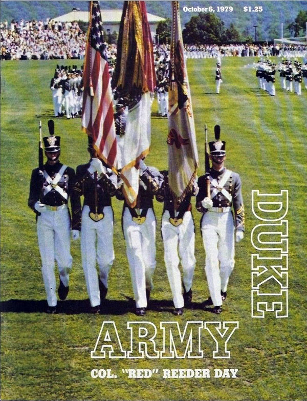 College Football Program: Army Cadets vs. Duke Blue Devils (October 6, 1979)