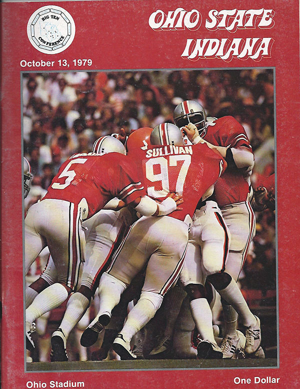 College Football Program: Ohio State Buckeyes vs. Indiana Hoosiers (October 13, 1979)