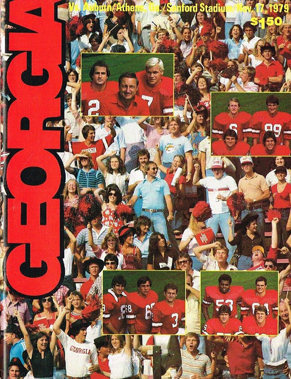 College Football Program: Georgia Bulldogs vs. Auburn Tigers (November 17, 1979)