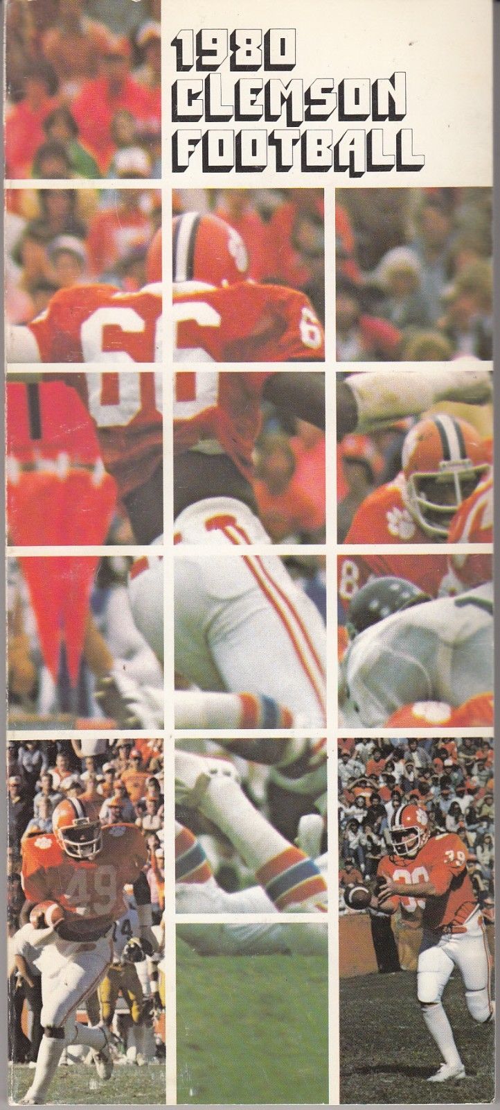 College Football Media Guide: Clemson Tigers (1980)
