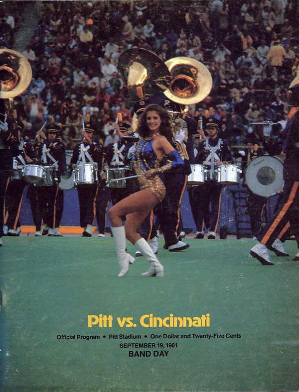 College Football Program: Pittsburgh Panthers vs. Cincinnati Bearcats (September 19, 1981)