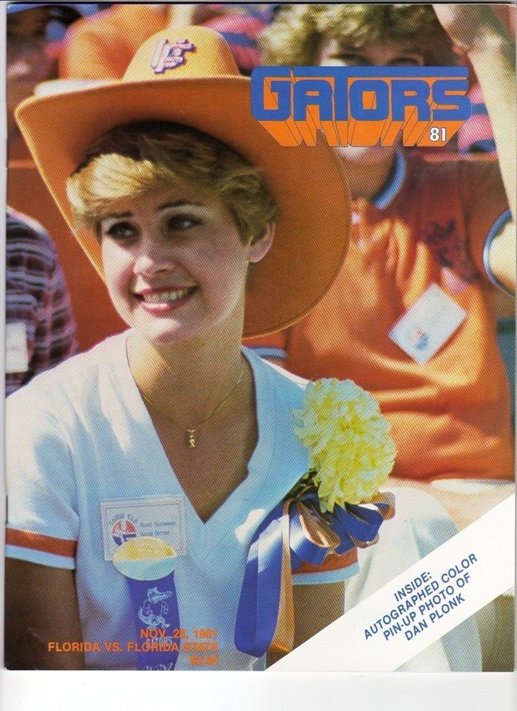 College Football Program: Florida Gators vs. Florida State Seminoles (November 28, 1981)
