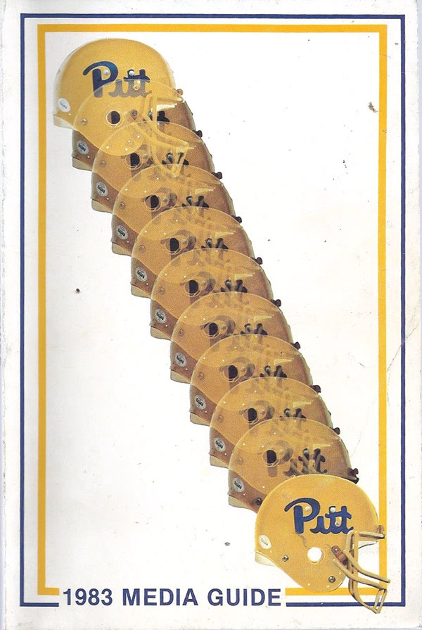 College Football Media Guide: Pittsburgh Panthers (1983)