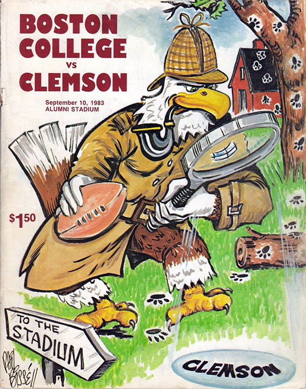 College Football Program: Boston College Eagles vs. Clemson Tigers (September 10, 1983)