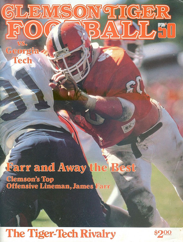 College Football Program: Clemson Tigers vs. Georgia Tech Yellow Jackets (September 24, 1983)