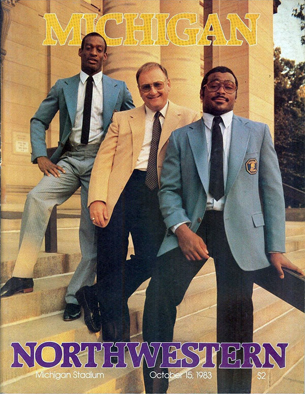 College Football Program: Michigan Wolverines vs. Northwestern Wildcats (October 15, 1983)