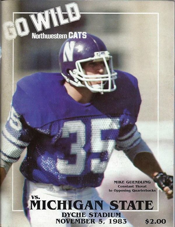 College Football Program: Northwestern Wildcats vs. Michigan State Spartans (November 5, 1983)
