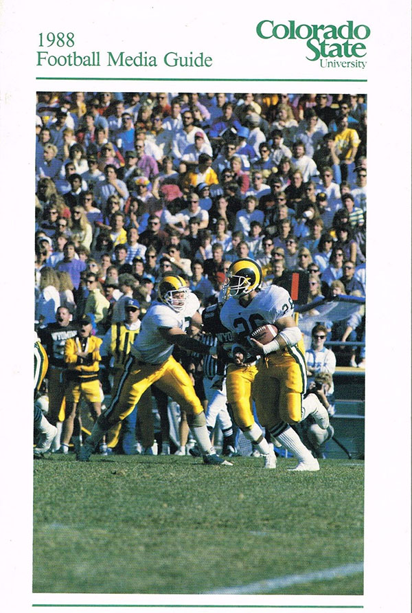 College Football Media Guide: Colorado State Rams (1988)