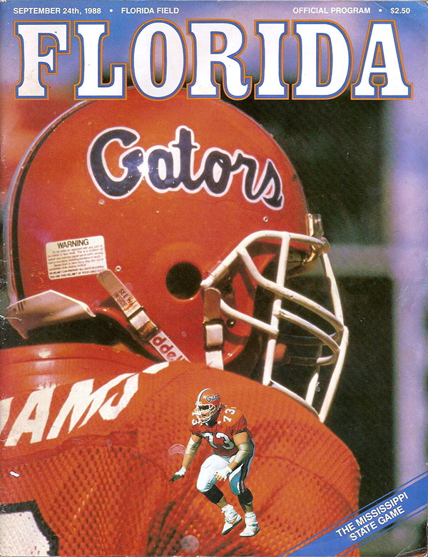 College Football Program: Florida Gators vs. Mississippi State Bulldogs (September 24, 1988)