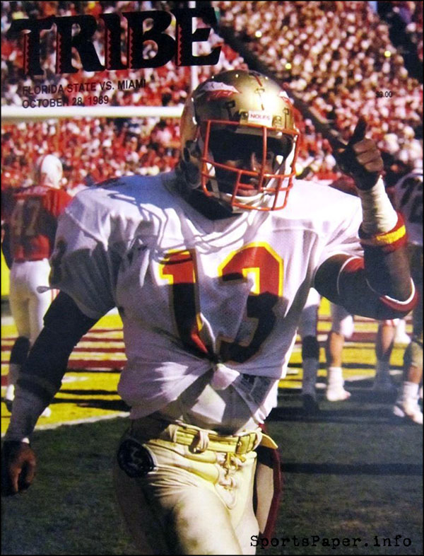 College Football Program: Florida State Seminoles vs. Miami Hurricanes (October 28, 1989)