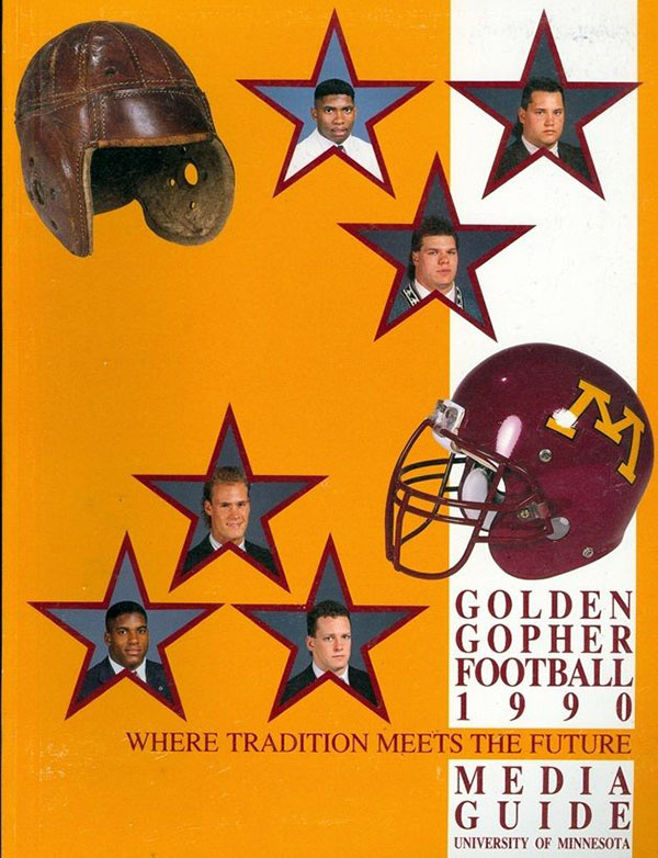 College Football Media Guide: Minnesota Golden Gophers (1990)