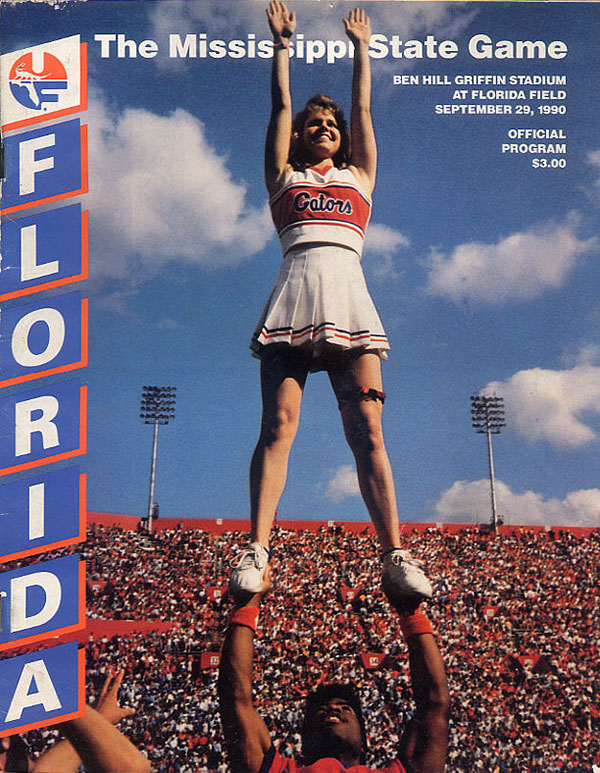 College Football Program: Florida Gators vs. Mississippi State Bulldogs (September 29, 1990)