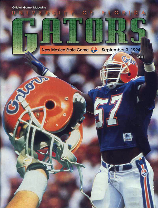 College Football Program: Florida Gators vs. New Mexico State Aggies (September 3, 1994)