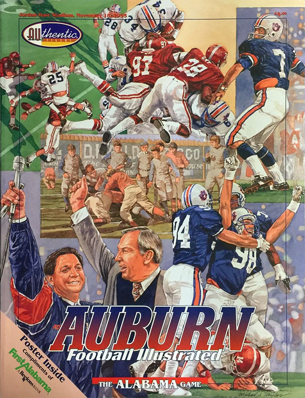 College Football Program: Alabama Crimson Tide vs. Auburn Tigers (November 18, 1995)