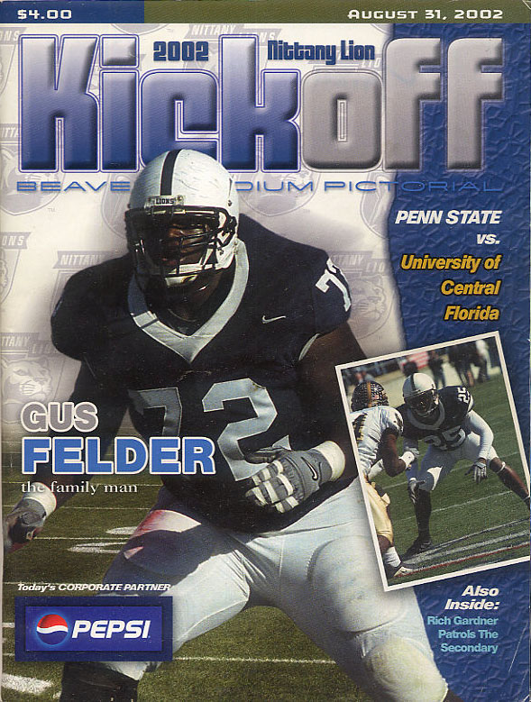 College Football Program: Penn State Nittany Lions vs. UCF Knights (August 31, 2002)