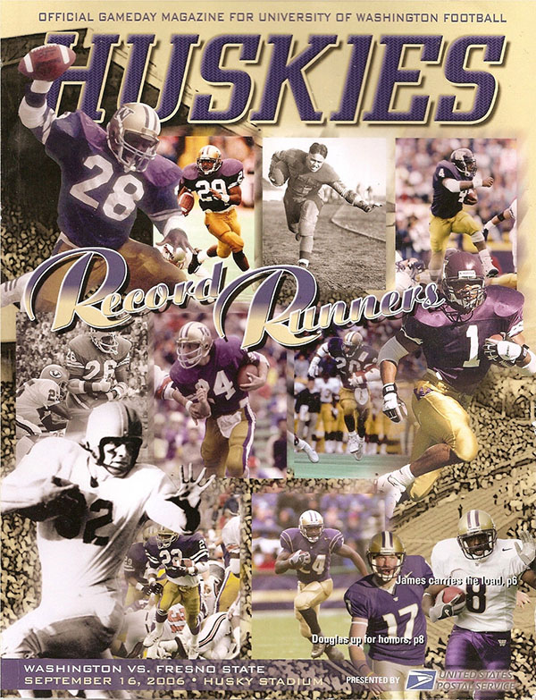 College Football Program: Washington Huskies vs. Fresno State Bulldogs (September 16, 2006)