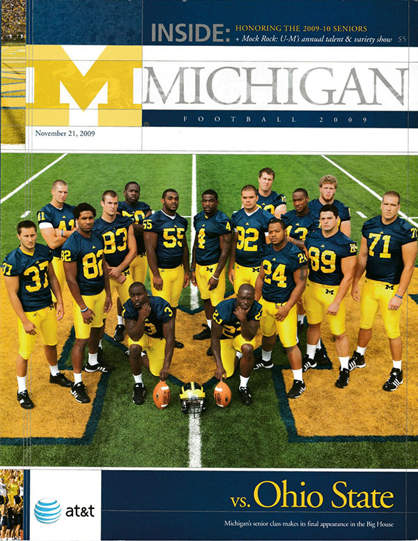 College Football Program: Michigan Wolverines vs. Ohio State Buckeyes (November 21, 2009)