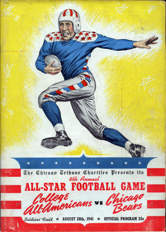 NFL Program Chicago Bears vs. College AllStars (August 28, 1941