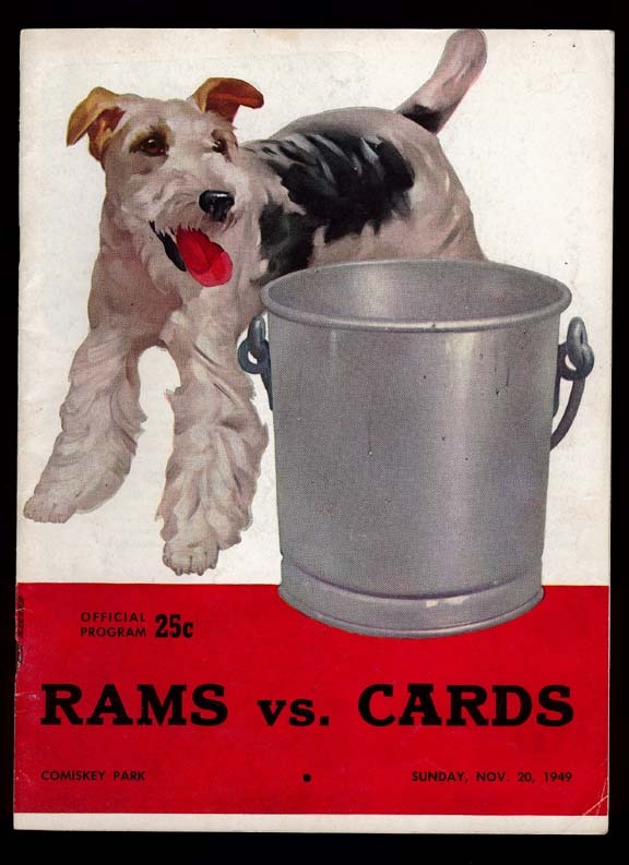 NFL Program: Chicago Cardinals vs. Los Angeles Rams (November 20, 1949)